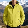 thumbnail image 4 of StSilkitty Rain Jacket for Men Windbreaker Waterproof Hooded Jacket Coat with Pockets Full Zip up Long Sleeve Raincoat, 4 of 9
