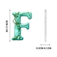 thumbnail image 3 of 26 Alphabet Series 2D Acrylic Backpack Car Pendant Decoration Ornament, 3 of 7