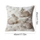 thumbnail image 3 of Decoraciones de Pascua, funda de cojín con conejos bordados con temática de Pascua, funda de almohada suave para sofás y sillas, ideal para decorar sofás y dormitorios de Pascua, funda de almohada de, 3 of 6