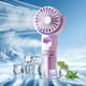 thumbnail image 1 of Mini Humidifier Spray Handheld Fan, Rechargeable USB Fan, 4 Adjustable Wind Speeds, Portable Handheld Fan (Purple), 1 of 5