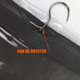 thumbnail image 2 of Bolsa de almacenamiento transparente para cocina de 6 bolsillos, organizador colgante, bolsa de almacenamiento transparente para armario, 2 of 3