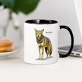 thumbnail image 4 of CafePress - Red Wolf Mug - 11 oz Ceramic Mug - Novelty Coffee Tea Cup, 4 of 6