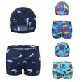 thumbnail image 2 of 2Pcs/Set Boy Swimsuit Pants + Hat Cartoon Animal Printing Kid Baby Swimwear, 2 of 7