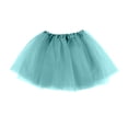 thumbnail image 2 of Tutus for Women 3 Layered Tutus Girl Teens Short Skirt Colorful Running Skirts Rave Costume Tutu Dance Skirt Light Blue, 2 of 4