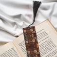thumbnail image 6 of Kdxio Log Cabin Inside Print Metal Tassel Bookmarks,Perfect Gift for Art Lovers and Bookworms Metal Bookmarks for Women, 6 of 8