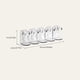 thumbnail image 3 of Strong Adhesive Hook Door Mirror Cabinet Non Perforated Wall Mounted Storage Rac, 3 of 9