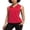 Red, variant on Pinspark Polo T Shirts for Women Sleeveless Golf Shirts Quick Dry Tennis Shirt Solid Workout Shirt