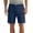 Dark Blue, variant on Men's Linen Shorts Dress Casual Work Golf Cotton Linen Shorts for Men Flat Front with Pockets Belt Loop Khaki
