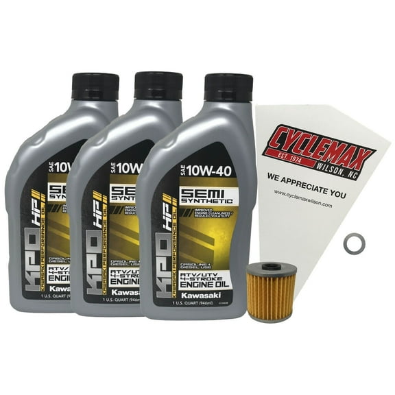 Kawasaki Genuine 1988-2002 Bayou 220 KLF220 Oil Change Kit