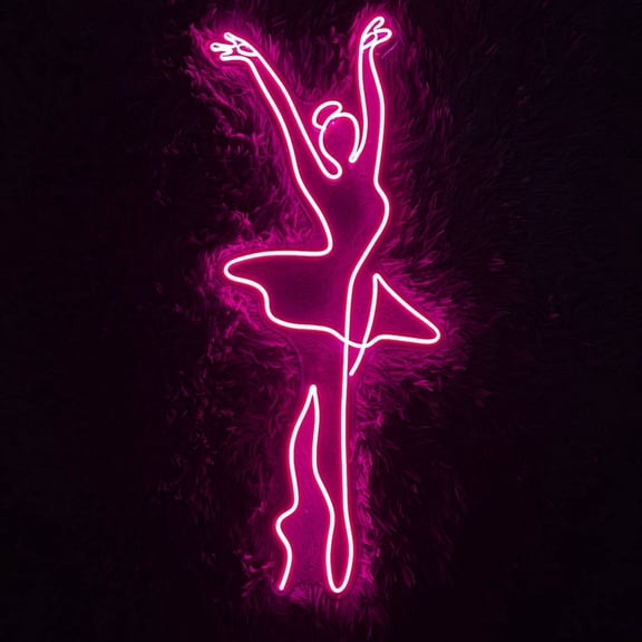Handmadetneonsign Girl Dance Ballet Neon Sign, Ballet Wall Art Decor, Ballet Class Wall Decor
