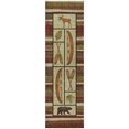 thumbnail image 2 of Addison Rugs Dream Shag Premium Machine Washable Transitional Stripes/cabin Multi Runner Rug, 2'3" x 7'6", 2 of 8