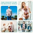 thumbnail image 4 of AUTOWT Pet Carrier Backpack - Breathable & Adjustable Design for Small Medium Dogs, Suitable for Outdoors, 4 of 8
