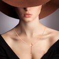 thumbnail image 5 of Collier pour Femmes Mode Design Spécial Diamant Acier Titane Brillant Collier Clavicule Collier Croisé, 5 of 5