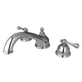 thumbnail image 1 of Kingston Brass KS3351BL 8 Inch -18 Inch Widespread Roman Tub Filler - Polished Chrome, 1 of 1