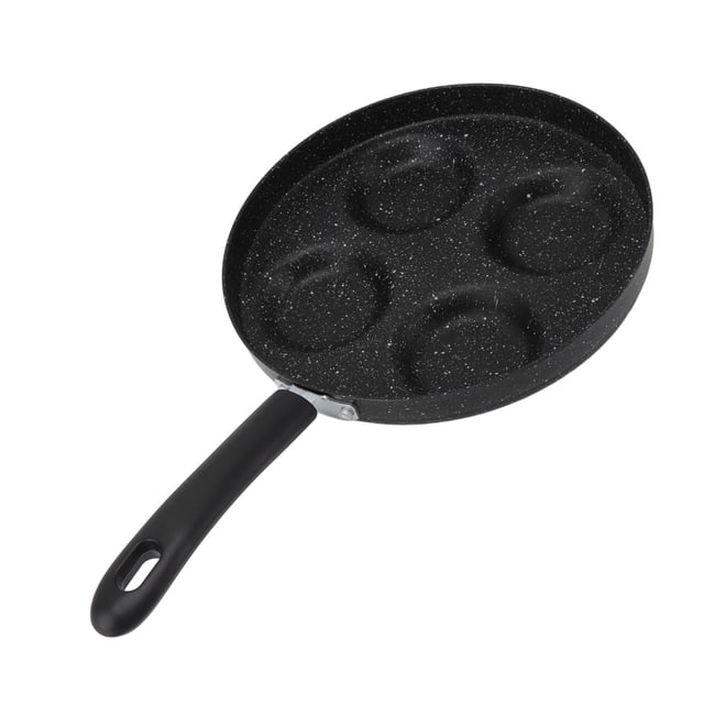 Cacerola para huevos fritos revestimiento antiadherente de piedra médica limpieza Simple colgante cacerola para huevos de 4 tazas para cocina ANGGREK Otros