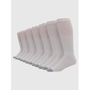 Hanes Men's Double Tough Durability Over-the-Calf Socks, 12-Pack, Size 6-12