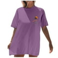 thumbnail image 3 of Xmyrz Oversized Tshirts For Women Casual Beach Graphic Summer Tees Baggy Aesthetic Short Sleeve Crew Neck Vacation Tops, 3 of 8