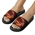 thumbnail image 5 of GZHJMY Stylish Slides for Women Men, Rugby in The Fire Soft Flexible Slip-on Sandals Slippers, 5 of 7