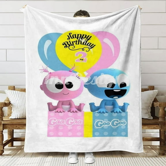 Funny GooGoo & GaaGaa Baby Throw Blanket Gifts for Fans Lover Girls Boys Women Present Hoodie Him Bed 40"x50"