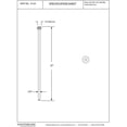 thumbnail image 4 of Westbrass D124-07 Riser d'Alimentation pour Toilettes à Tête Plate - Nickel Satiné, 4 of 4