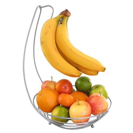 Large Fruit Bowl - Evelots Fruit Tree Bowl/Banana Hanger-Extra Large-Solid Steel-Made in One Piece