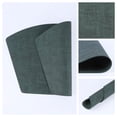 thumbnail image 2 of REGALWOVEN Set of 6 Faux Leather Placemats for Kitchen Dining Table Decor Washable Heat Resistant Table Placemats Wipeable Table Mat Green 19*12in, 2 of 7