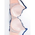 thumbnail image 3 of MEICHEN Women's Push Up Everyday Bras Underwire Lace Comfortable Breathable Padded Bras Seamless Underwear for Women, 3 of 4
