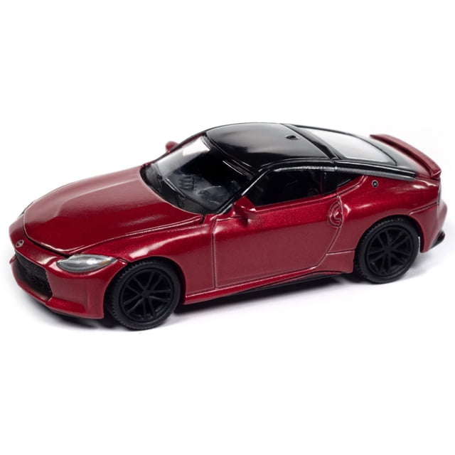 2023 Z Passion Rouge Métallique avec Toit Noir Série "Import Legends" Modèle Réduit 1/64 par Auto World