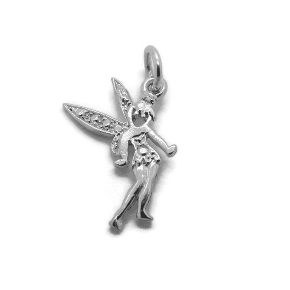.925 Sterling Silver Tinkerbell Charm Pendant