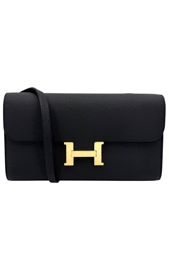 Pre-Owned Hermes Constance Long To Go Shoulder Bag for Women, Wallet, HERMES K Stamp, Veau...
