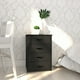 thumbnail image 1 of Cajonera − Nápoles. Cajonera Multiusos, Mueble Con Cajones, Credenza Cómoda Para Ropa, 4 Cajones (Negro), 1 of 9