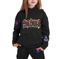 thumbnail image 2 of Girls Outfits Halloween Spooky Neon Ghost Bow Stretch Suit School Costume Contest Trick Or Treat Pumpkin Farm Kid Two Piece Set, 2 of 7