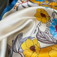 thumbnail image 3 of CHUNTIAN Mulberry Silk Scarfs Women Small Square Scarf 21" x 21" Breathable Lightweight Neckerchief Headscarf, 3 of 7