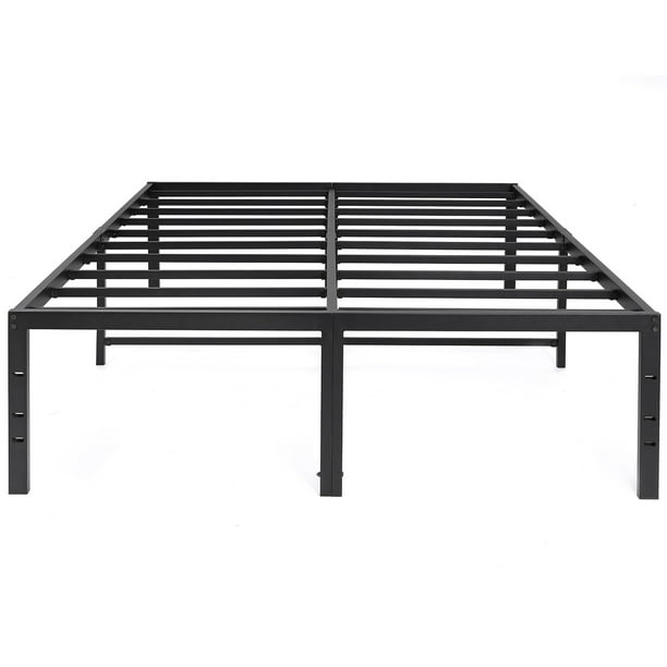 Lusimo Full Size Bed Frame 18 inch Heavy Duty Metal Bed Frame Full with