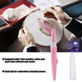 thumbnail image 2 of Embroidery Felting Needle Punch Pen with 3 Fine Needles Set Tool for DIY Craft (Pink), 2 of 10