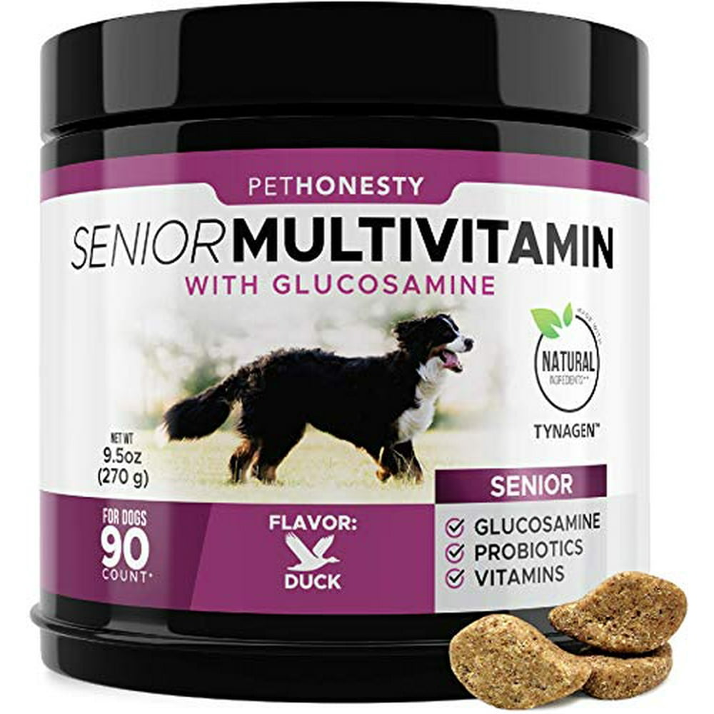 PetHonesty Senior 10 in 1 Dog Multivitamin with Glucosamine Essential
