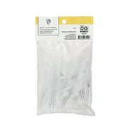 Hello Hobby White Goose Feathers for Crafts, 4.75 x 0.67 x 7.75, 1 Pack
