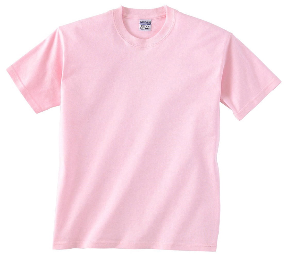 Gildan - Gildan 2000B Pure Cotton Youth T-Shirt -Light Pink-X-Large