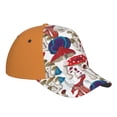 thumbnail image 3 of Fotbe Colorful Mushrooms (2) Baseball Cap, Colorful Mushrooms (2) Print Dad Hat,Outdoor Hat,Adjustable Sports Cap, Perfect For Activities, 3 of 9