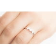thumbnail image 5 of HeartsAndYou 1ct Baguette Cut Moissanite Engagement Ring for Women Stackable Minimalist 18k White Gold Over Silver, 5 of 9