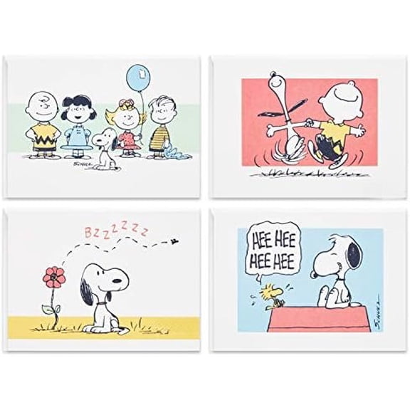 Peanuts Blank Cards Assortment, 70th Anniversary (40 Note Cards with Envelopes)