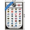 thumbnail image 3 of NHL League - Logos 22 Wall Poster, 22.375" x 34" Framed, 3 of 6