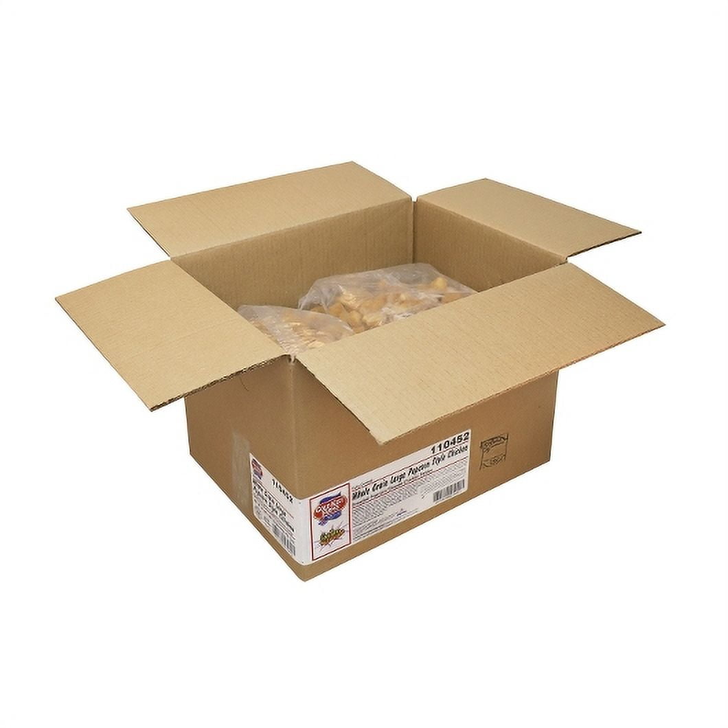 (6 Pack) Gold Kist Large Breaded Popcorn Chicken Smackers, 5 lbs.
