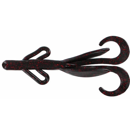 Big Bite Baits Soft Plastic Creature Bait (Black Neon 4 inch)