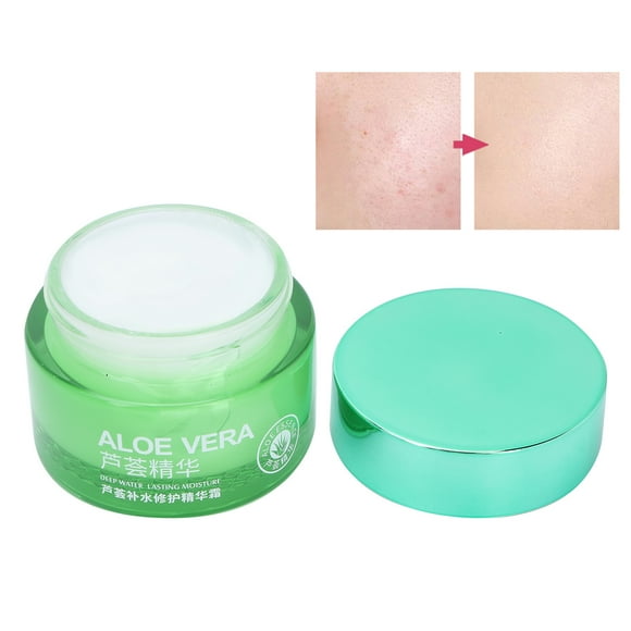 Aloe Vera Moisturizing Cream Refreshing Aloe Serum Cream Hydrating Facial Cream, Repair Scars, Soothing And Anti-inflammatory, Moisturizer For Face Body Hair, Care For Sunburn 50g