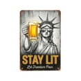 thumbnail image 2 of Metal Sign For Home Bar Pub Wall Art With Classic Design Tin Plaque For Man Garage Or, 2 of 6