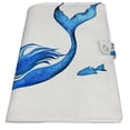 thumbnail image 2 of PKQWTM Mermaid Silhouette Book Cover Book Protector Book Sleeve Book Pouch Book Bag 6x9 inch, 2 of 4