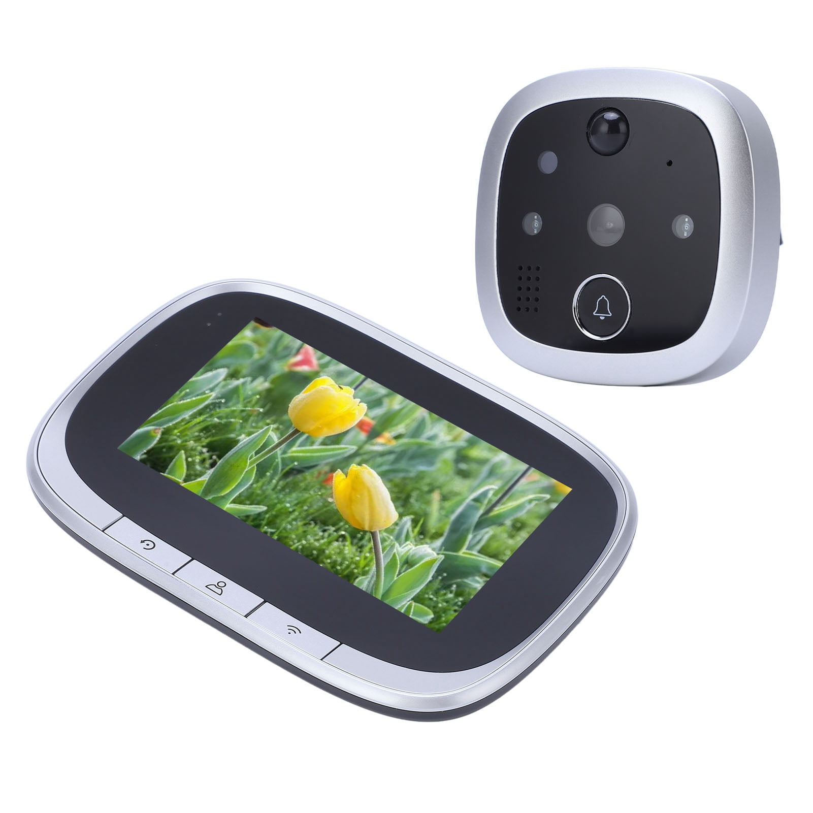 Video Door Viewer, 4.3in Peephole Camera For Tuya APP