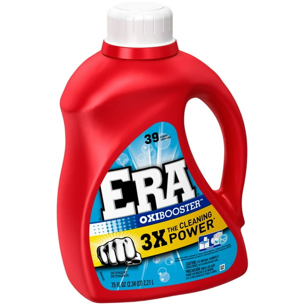 Era HEC with Oxi Booster Liquid Laundry Detergent 39 loads 75 ounces