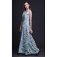 thumbnail image 5 of Bimba Floral Printed Women Sleeveless Gown Chic Style Long MaxiÂ&nbsp;Dress-Small, 5 of 5